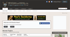 Desktop Screenshot of njwoodsandwater.com